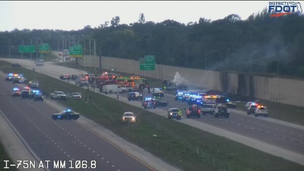 2 people killed after a plane crashed into a vehicle while landing on I-75 near Naples