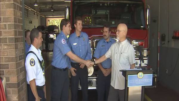 Kissimmee man thanks first responders who helped save his life