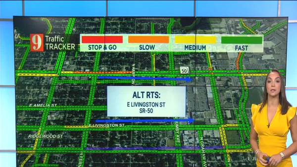 Sewer work in downtown Orlando closes some roads this week 