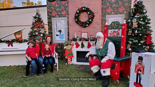 Say cheese: Holiday-themed photo ops popping up in Curry Ford West