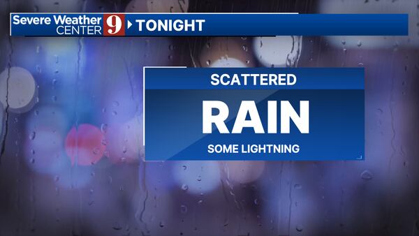 Cooler temps and scattered storms are expected overnight
