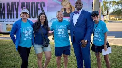 Photos: Orlando joins in 1,500 mile walk across the state that aims to raise awareness for child safety