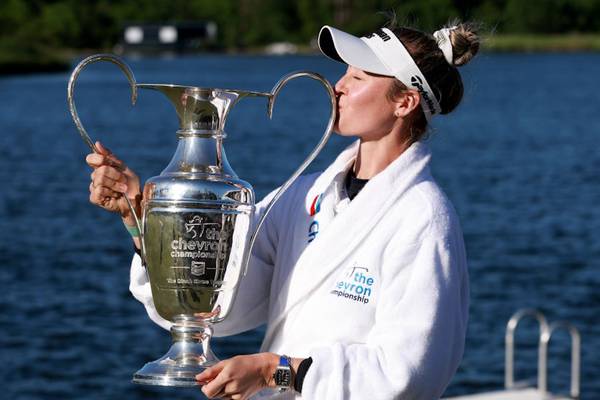 Nelly Korda ties LPGA Tour record with fifth consecutive victory