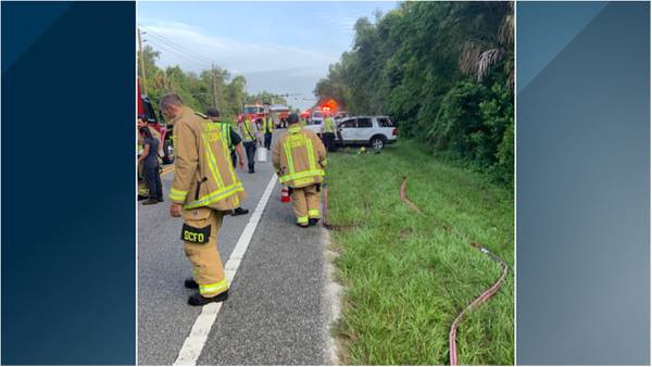 8 people injured in crash involving deer in Seminole County