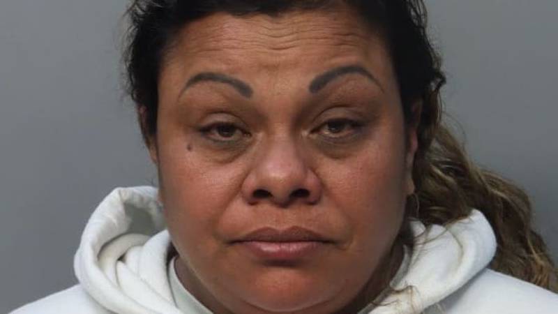 Sandra Jimenez, 44, was arguing with her boyfriend at their home Saturday after she accused him of being too interested in looking at other women.