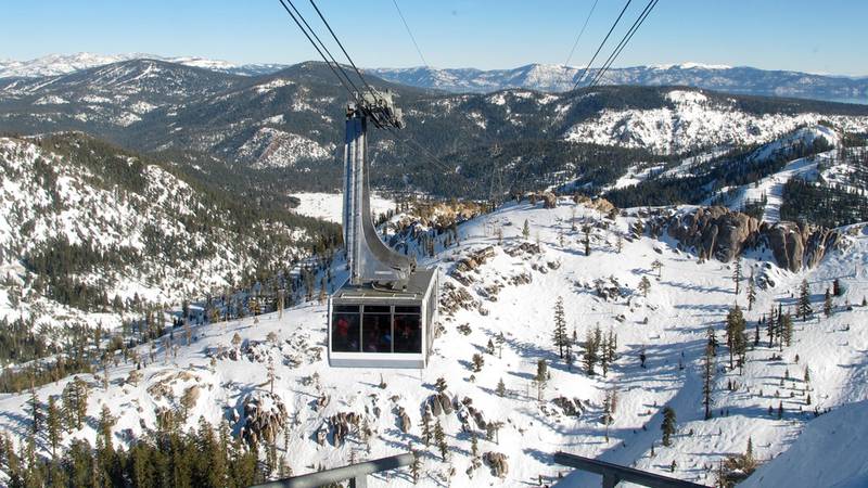 Snowboarder trapped for around 15 hours in a ski gondola in Lake Tahoe