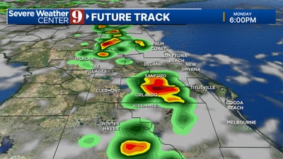Summer storm pattern continues Monday in Central Florida