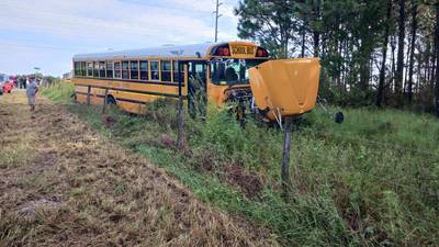 FHP: 2 hurt in crash involving school bus and car near Wildwood