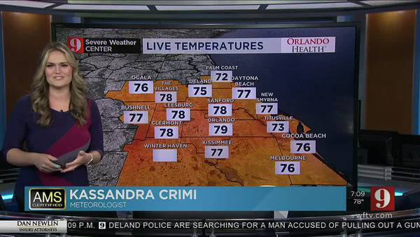 VIDEO: Labor Day forecast: Afternoon rain pattern continues, no threat from Danielle, Earl