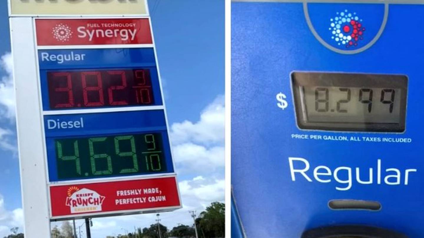 Central Florida woman pays more than $8 a gallon at the pump – WFTV