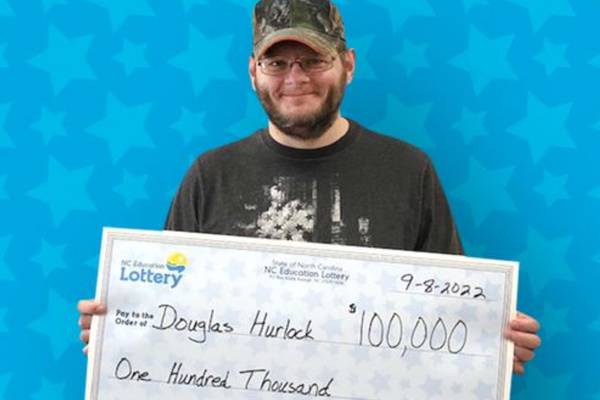 Perfect timing: North Carolina man wins $100K prize before birth of first child