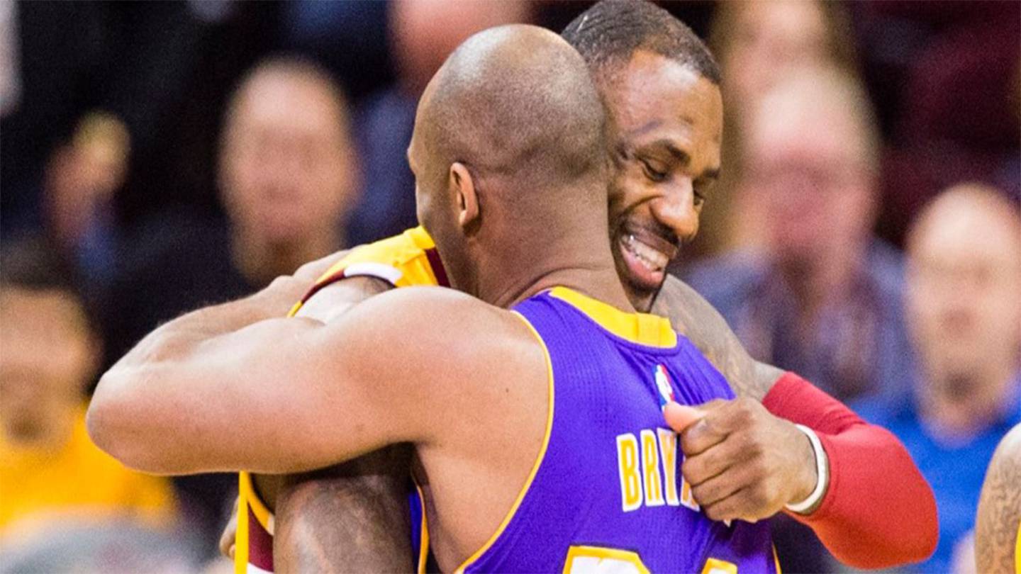 LeBron James sports Kobe Bryant, Gigi Bryant t-shirt on first day