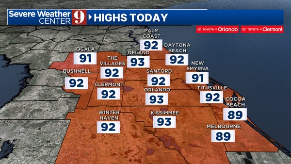 Hot, hot, hot in Central Florida