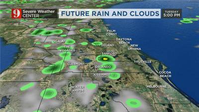 Mostly sunny and hot Tuesday in Central Florida