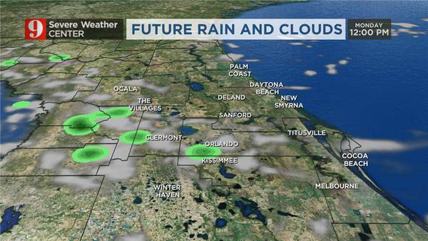 Central Florida to dry out this week after weekend soaker