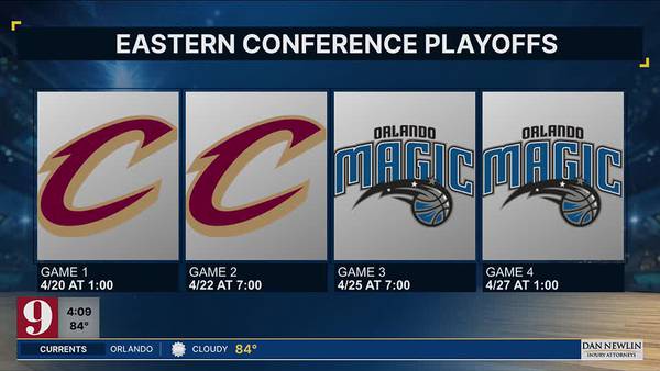 Playoff Preview: Schedule set ahead of Magic vs Cavaliers series