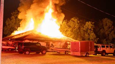 Photos: Overnight fire rips through Ocala-area home