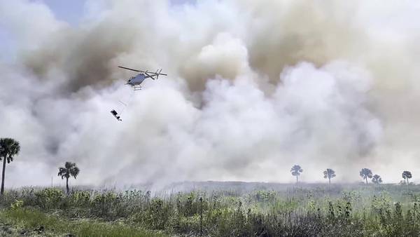 Teams perform controlled burn in Volusia County