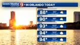 Sunday will be hot and muggy in Central Florida