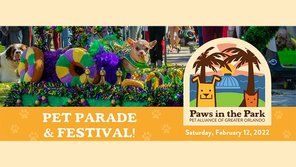 Paws in the Park: Dogs PAWrade around Lake Eola