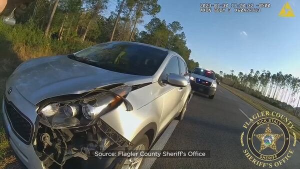 WATCH: Off-duty Flagler County deputy saves man who crashed after overdosing while driving