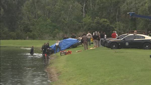 Crews searching for missing Flagler County woman find car with body inside in pond