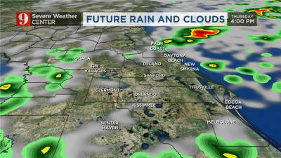 Afternoon storm chances stick around Thursday in Central Florida