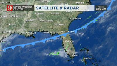 Mix of clouds and sun Friday as weak front moves through Central Florida