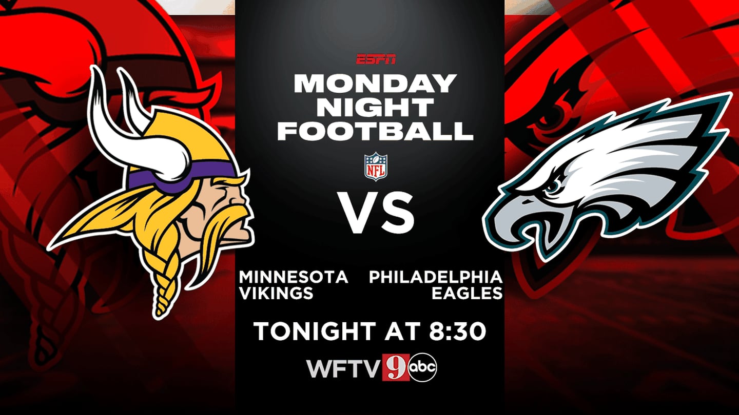 Tonight on Channel 9: Minnesota Vikings take on Philadelphia