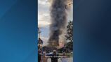 Photos: West Melbourne man dies after crashing SUV into fireworks store, sparking inferno