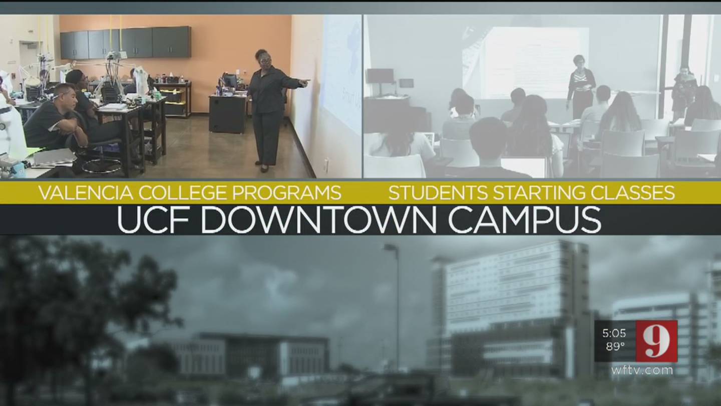 Classes begin UCF downtown Orlando campus is 'big step' for students