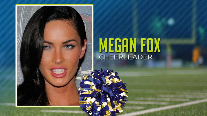 Megan Fox was a cheerleader