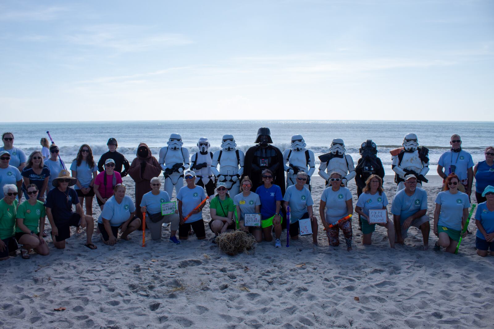 Vader, the sea turtle released by Brevard Zoo back into the ocean. – WFTV