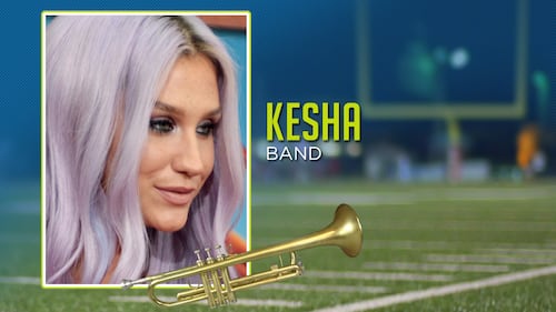 Celebrities In Band: Kesha