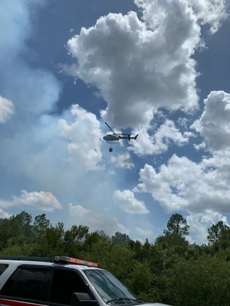 15-acre wildfire affects traffic in Seminole County