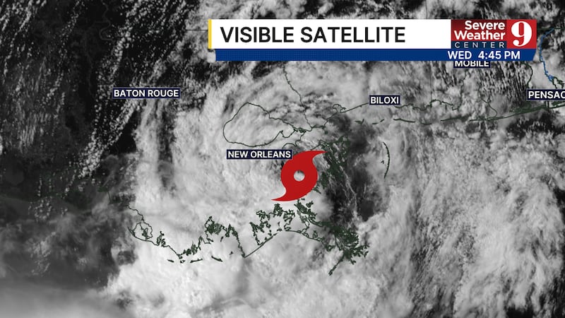 Tropical Storm Bertha makes landfall in Louisiana with 45 mph winds