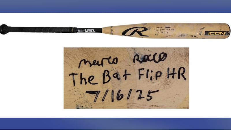 ‘I was shocked’: Little League bat-flipper’s bat fetches nearly 10K at auction