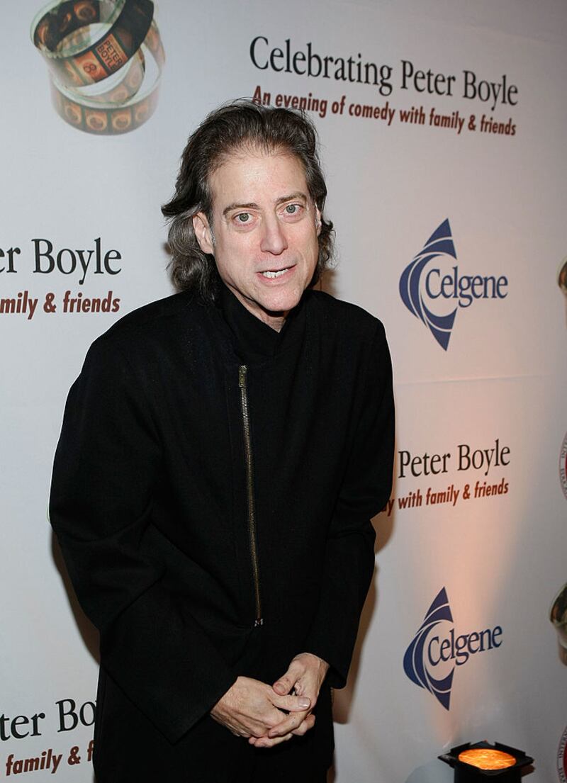 LOS ANGELES, CA - NOVEMBER 10:  Actor Richard Lewis poses at the Comedy to Benefit The IMF's Peter Boyle Fund held at the Wilshire Ebell Theater and Club on November 10, 2007 in Los Angeles California.  (Photo by Mark Davis/Getty Images)