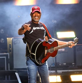 NASHVILLE, TENNESSEE - OCTOBER 14: Darius Rucker performs at Ascend Amphitheater on October 14, 2023 in Nashville, Tennessee. (Photo by Jason Kempin/Getty Images)