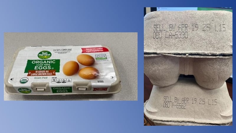 Recall alert: 20.4M eggs recalled because of potential salmonella contamination