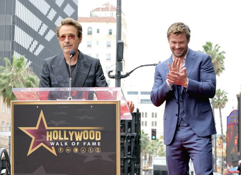 Chris Hemsworth's ceremony for his star on the Hollywood Walk of Fame