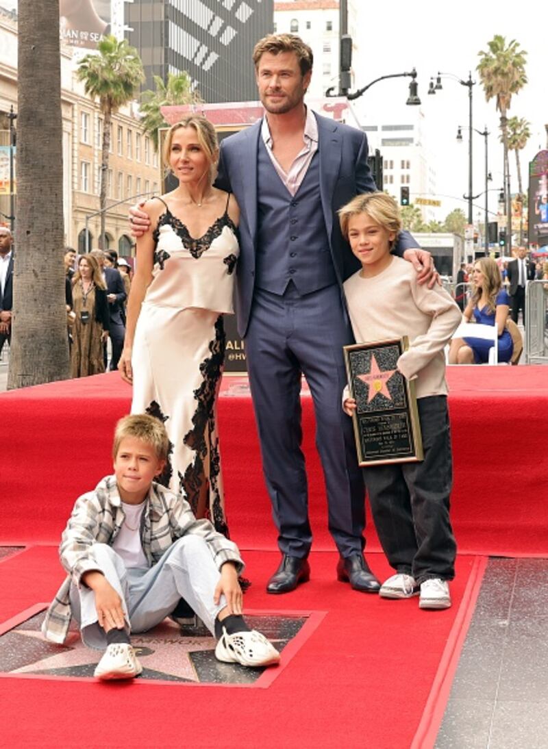 Chris Hemsworth's ceremony for his star on the Hollywood Walk of Fame