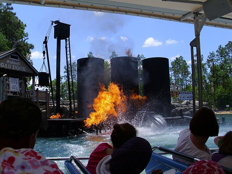 Jaws: The Ride opened in Universal Studios in 1990 at a cost of $45 million. The attraction was replaced by The Wizarding World of Harry Potter in 2012.