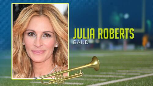 Celebrities In Band: Julia Roberts