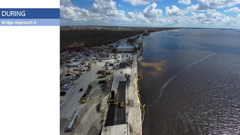 The causeway washed out by Hurricane Ian that links Sanibel Island to the Florida mainland reopened with temporary repairs on Wednesday, Gov. Ron DeSantis announced.