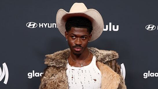 Rapper Lil Nas X on the red carpet