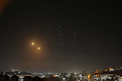 Rockets fired on Israel by Iran.