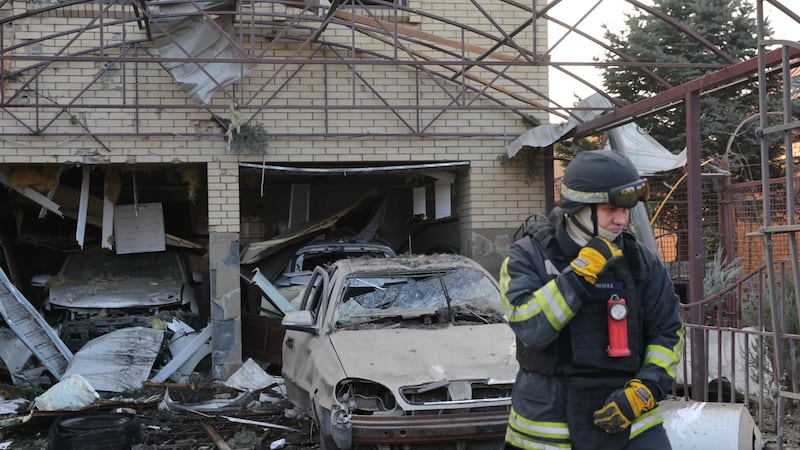 Russian missile strike on Odesa kills 8 as US hosts a Kremlin envoy for talks on peace plan