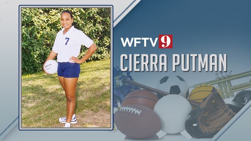 Cierra Putman high school volleyball