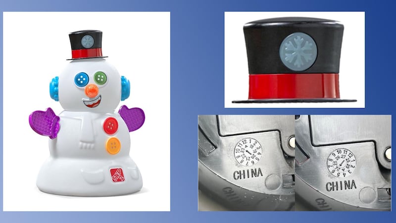 Recall alert: Step 2 My First Snowman toys recalled, top hat can break into small pieces
